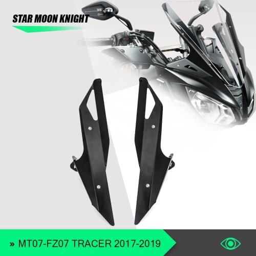 Windscreen Adjusters Motorcycle Accessories Support Holder kits Windshield Bracket For YAMAHA MT-07 MT07 FZ07 FZ 07 TRACER