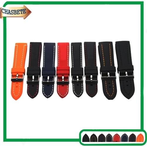 Silicone Rubber Watch Band for Seiko Watchband 18mm 20mm 22mm 26mm Men Women Resin Strap Belt Wrist Loop Bracelet Black Red Blue