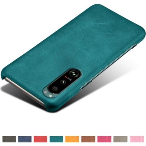 Luxury PU Leather Case On The For Sony Xperia 5 III II Coque Slim Hard PC Phone Cover For Sony X Peria 5 Xperia5 III Capa Funda