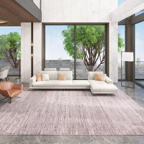 Light Luxury Carpet For PAarlor Coffee Table Floor Cushion Modern Simple Bedroom Blanket Abstract Round Rectangle High-end Rug