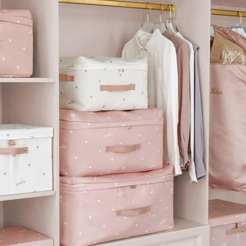 Foldable Clothes Storage Bags Large Capacity Closet Organizer Travel Bags Clothes Luggage Organizer Quilt Blanket Home Storage