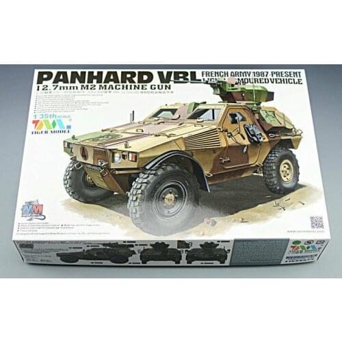 Tiger Model 1/35 4619 French Army PANHARD VBL 12.7mm M2 MG Armored Vehicle