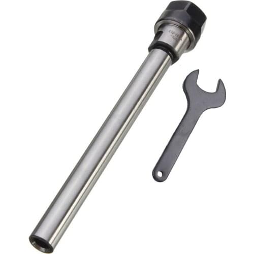 1set deep processing CNC straight shank 10mm extension rod C10 ER8 ER11 C10 ER16 100L 150L 200L collet chuck for CNC milling