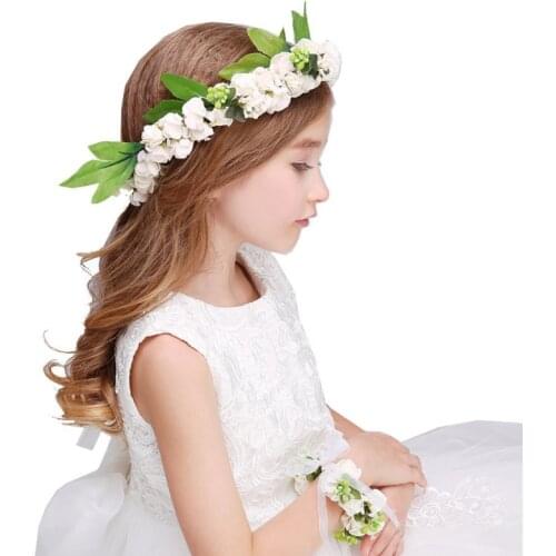 Boho Flower Floral Headband Crown Garland Marriage Handwrist Festival Party