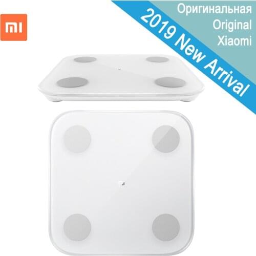 2019 New Xiaomi Smart Body Fat Scale 2 Bluetooth 5.0 Balance Test Body Date Bmi Health Weight Weighing Scale Monitor Led Display