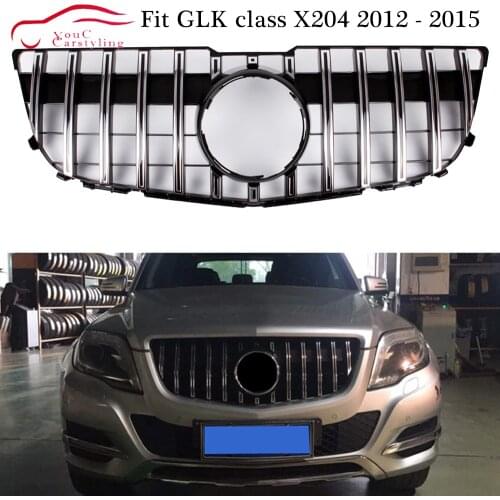 X204 GT Grill for Mercedes GLK class X204 5-door SUV 2012 - 2015 GLK200 GLK250 GLK300 GLK350 GT R GTR Style Front Hood Grille