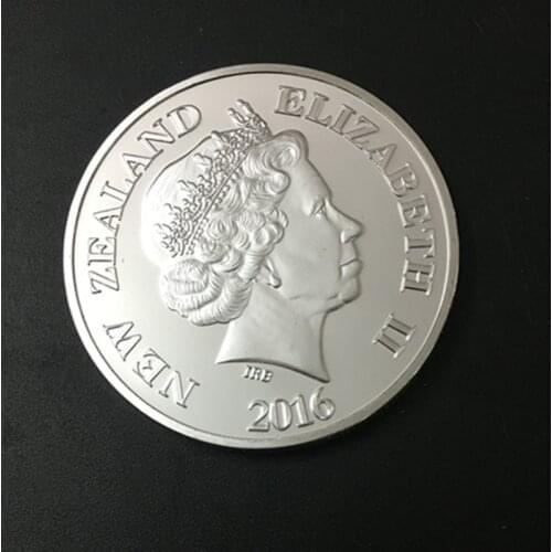 1set The clearance coin beauty girl of cartoon movie cast silver plated colored Elizabeth badge collectible decoration coin