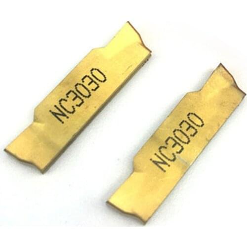 10PCS MGMN300 M NC3030 grooving carbide inserts MGMN 300 lathe cutter turning tool Parting and grooving tool Parting off