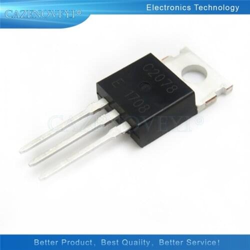 10pcs/lot 2SC2078 C2078 2078 TO-220 3A 80V In Stock