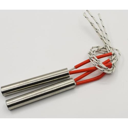 Free Shipping Stainless Steel Cartridge Heater 8mm Tube Diameter 40-200mm Length 220V Electric Heating Element Custom Accept
