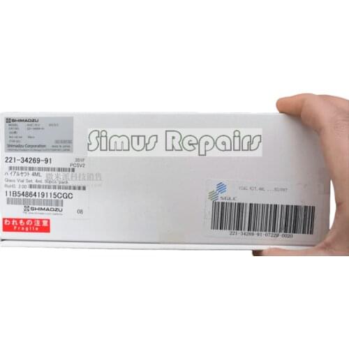 221-34269-91 Shimadzu Original 4ml Sample Bottle Set For Gas Chromatography (Including Bottle Cap Gasket) 50 pcs