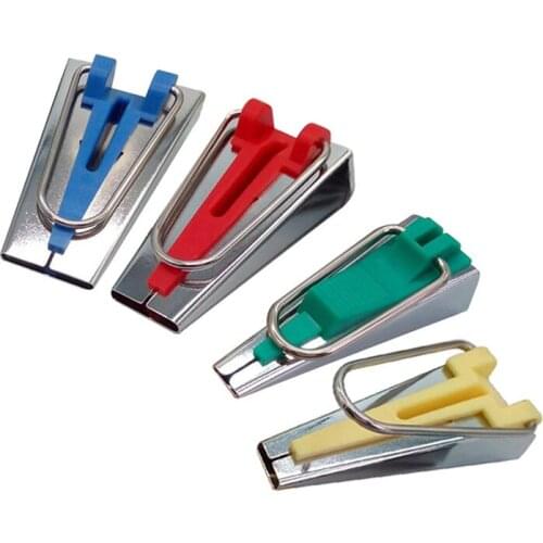4 Size Fabric Bias Tape Maker Binding Tool Sewing Quilting 6mm 12mm 18mm 25mm Fabric Bias Tape Maker Sewing Tools
