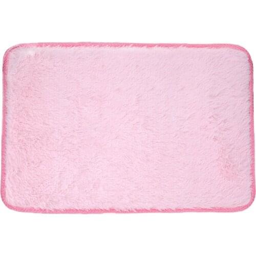 40x60CM Solid Color Soft Home Living Room Floormat Carpet Modern Design Anti-Slip Balcony Kitchen Rugs Carpet