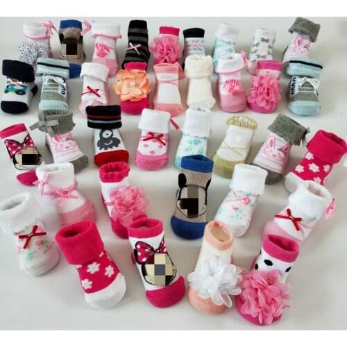 5 Pairs/lot Newborn Baby Socks Infant Cotton Socks Baby Girls Lovely Short Socks Clothes Accessories For 0-6,6-12,12-24 Month