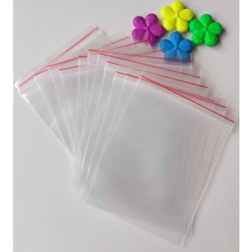 500pcs 12x17cm Zip Lock Plastic Bag With Zipper Pe Plastic Transparent Bags For Women/gift Jewelry Packing Display Storage Pouch