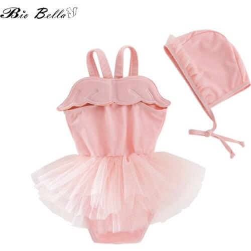 Girls Bikinis Swimwear Fashion Kids Baby Girls Swimming Bathing Swimsuit Lovely Catoon Flying Beching Suit 0-3Y Girl Swimwear