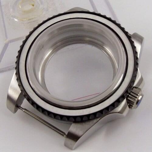 High Quality Watch Part Case Solid Backcover Fit For NH35A NH36A ETA2836 Miyota 8215 821A 8205 Movement Rotating Bezel