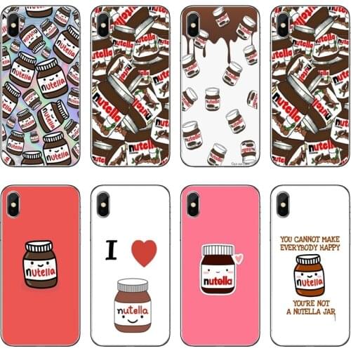 Nutella pattern Accessories Phone Case For Huawei P30 P20 Pro P10 P9 P8 Lite Y5 Y6 Y7 Y9 P Smart Plus 2018 2019