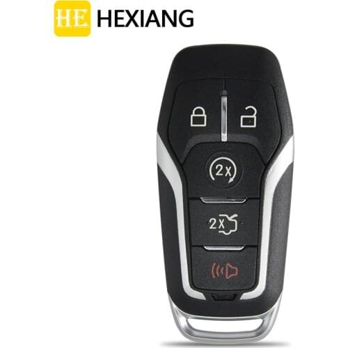 HE Xiang Car Remote Key Shell Case For Ford Fusion Explorer edge Mustang Lincoln MKC MKX Remote Keyless Entry Card Husing