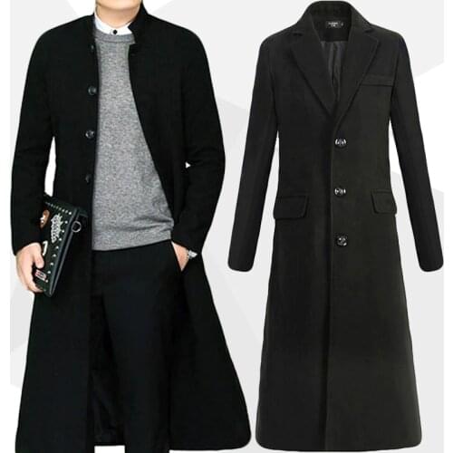 CHEN ZE JIA Mens Long Coats