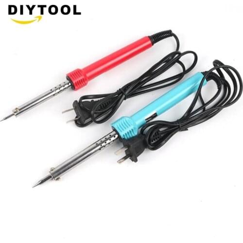 220V 30/40/50/60W Electric Soldering Iron General-purpose Electric Soldering Iron Hot Glue Handle And Tip паяльник