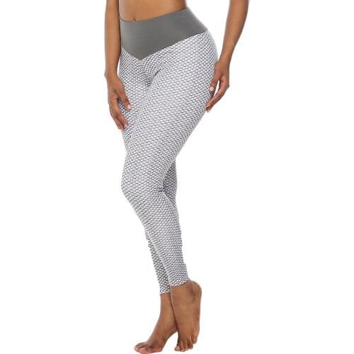 Fashion High Waist Fitness Yoga Pants For Women Breathable Sweat Compression Yoga Legging Training Pants Women Gym Leggings