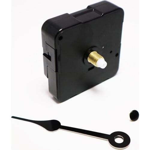 Quartz Clock Movement, Short Axis Clock Hands, Wall Clock Mechanism Parts Motor Replacement DIY Repair Kit Set