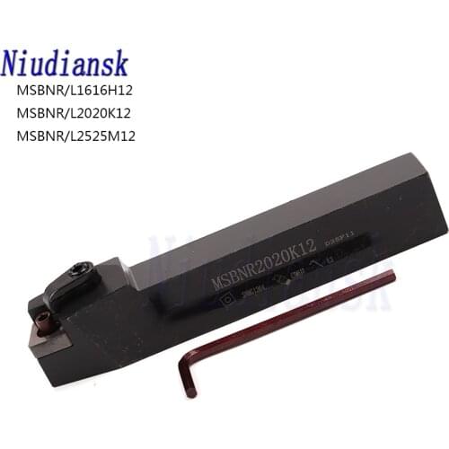MSBNR1616H12 MSBNL1616H12 MSBNR2020K12 MSBNL2020K12 MSBNR2525M12 MSBNL2525M12 External Lathe Tool Holder Use For SNMG12 Inserts