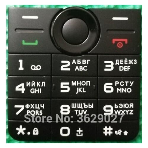 SZWESTTOP Original Russian keypads for Philips E168 Cellphone,ker button for Xenium CTE168 Mobile Phone,Russian alphabet