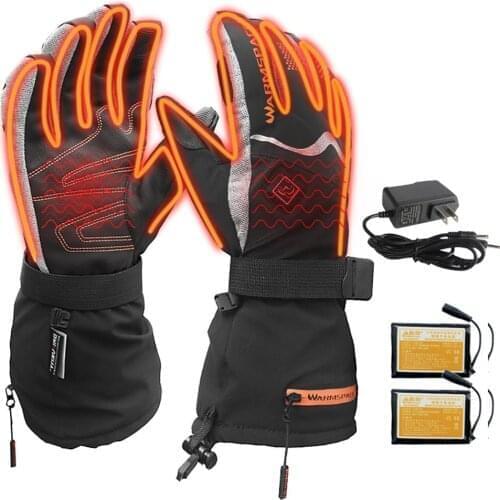 Electric Heated Gloves Battery Powered Gloves With Temperature Control Gloves With Rechargeable Battery Verwarmde Handschoenen