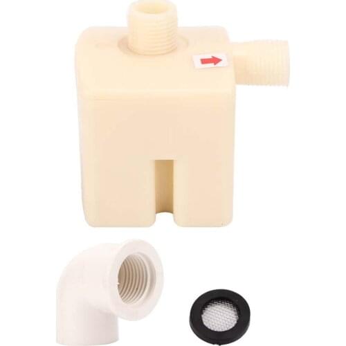 Plastic Tanks Full Automatic Water Level Control Floating Ball Valve Equipment Accessory(1/2 Inch Upper/Side Water Valve )