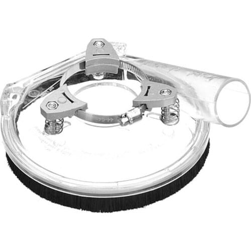 5inch Plastic Dust Shroud Vacuum Hood Dry Grinding Dust Cover For Hand Held Angle Grinder Polisher