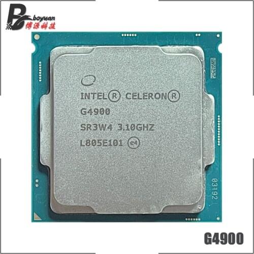Intel Celeron G4900 3.1 GHz Dual-Core Dual-Thread 54W CPU Processor LGA 1151