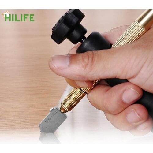 Cutting Tool TC-30 Glass Cutter Tile Straight Cutting for 2-8mm Glass Straight Cutting Head Replacement Accessories