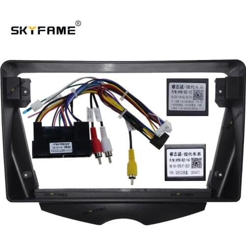 SKYFAME Car Frame Cable For HYUNDAI Veloster 2011-2017 Screen Dask Kit Fascia Frame