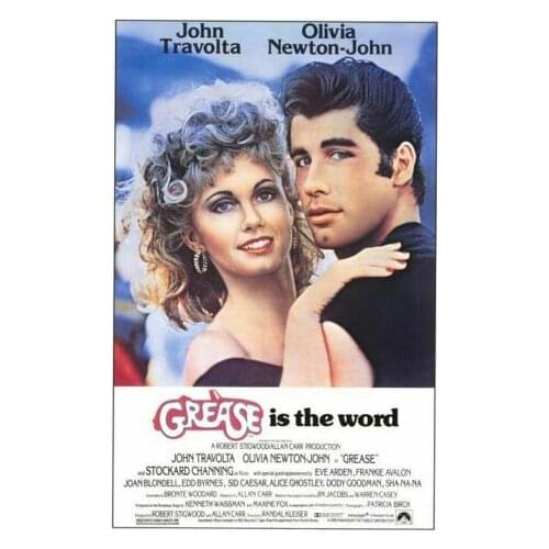 GREASE - MOVIE Art print Silk poster Home Wall Decor