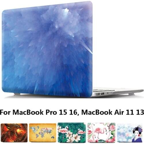 New Arrival Crystal\Matte Replace Shell For MacBook Pro 15 16, MacBook Air 13 2019 2020, Macbook Air 11 A1370 A1465 Laptop Case