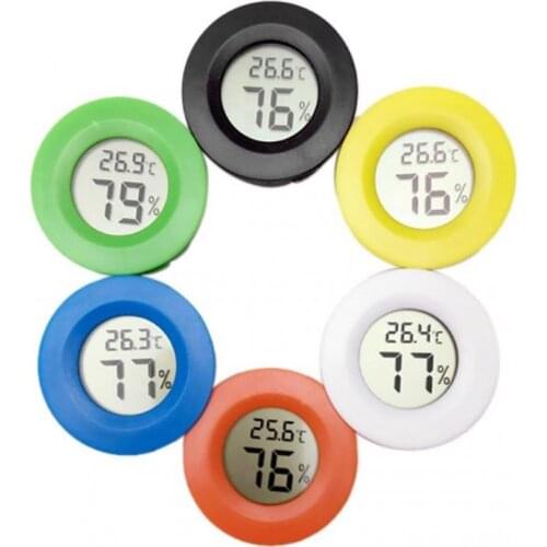 Newest 2 In 1 Thermometer Hygrometer Mini LCD Digital Temperature Humidity Meter Detector Thermograph Indoor Room Instrument Hot