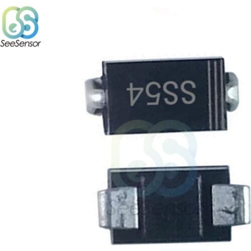 10Pcs/lot SMA SMD Schottky Diode SS54 DO-214AA