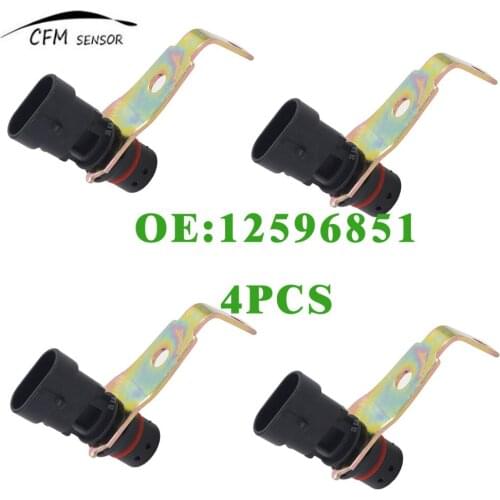 4PCS New 12596851 EFI Connection Crankshaft Position Sensor For GM Vortec