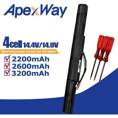 Apexway 4 Cells Laptop Battery for Acer Aspire E5-475G E5-476G E5-553G E5-575G E5-576G E5-774 AS16A5K AS16A7K AS16A8K