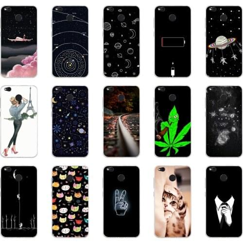 H Case For Xiaomi Redmi 4X Cover Cute Bags Soft Silicone TPU Cover For Xiaomi Redmi 4X Case For Redmi 4X Phone Cases