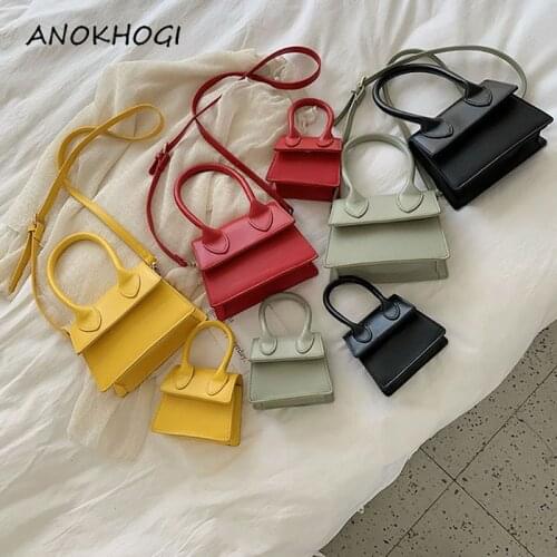 Colorful Solid Korean Style Women Shoulder Bags Flap New Fashion Candy Handbags Party Square Crossbody Bag B440