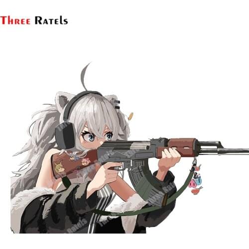 Three Ratels B174 Kihana Lamy Shishiro Botan Momosuzu Nene Omaru Polka Mano Aloe Stickers For Bumper Fuel Tank Cap Decor Decals