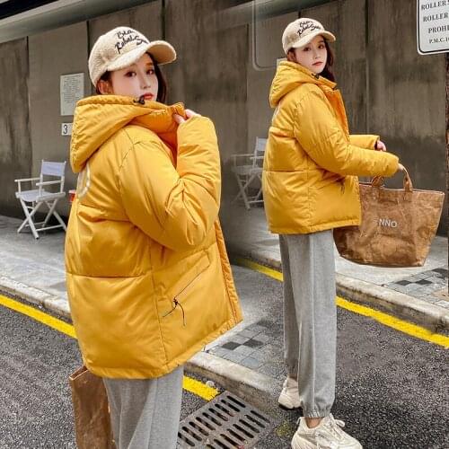 New Style 2021 Winter Women Parkas Jackets Slim Hooded Thicken Warm Padded Coat Female Winter Outwear Jacket parkas
