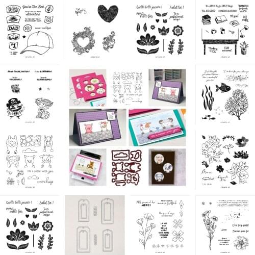 Garden and animal and daily Cover Cutting Dies Scrapbook Diary Decoration Stencil Embossing Template DIY Greeting Card Handmade