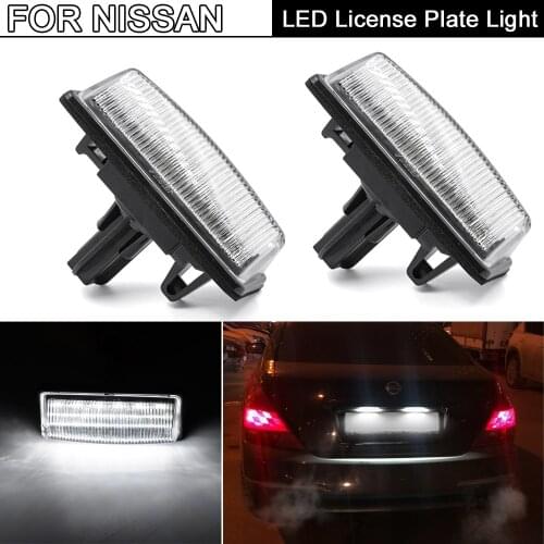 OEM-Fit 3W Full LED License Plate Light For Nissan Altima Maxima Murano Pathfinder Rogue Quest