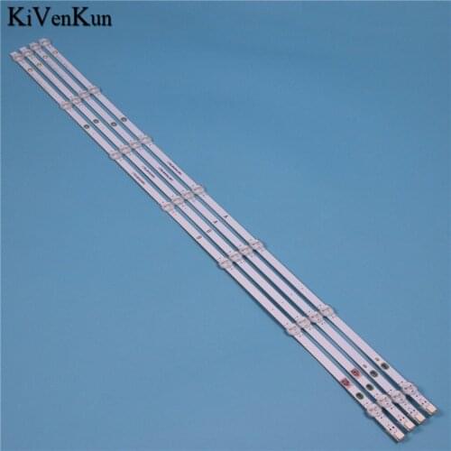 TV LED Backlight Strips For Bush DLED43287FHDCNTDFVP LED Bars Kit Bands 17DLB43VLXR1 LB43007 V0_04_38S Ruler VES430UNDL-2D-N01