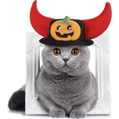 Funny Pet Headwear Dog Cap Cat Headgear Christmas Pet Costume Halloween Headdress For Small Dogs Cats Kitten Poodle Accessories