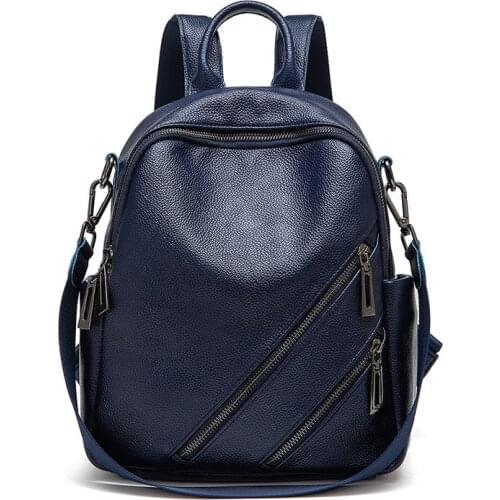 Women Backpacks Vintage Female Shoulder Bags Soft Leather Backpack Ladies Travel Back Pack Luxury Bags for Girls Mochila C1768